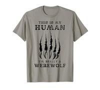 Loup-garou costume carnaval Halloween Traces de griffes T-Shirt