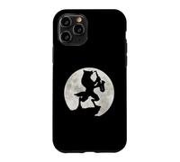 Loup-Garou Jouant du Saxophone en Pleine Lune Coque pour iPhone 11 Pro