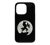 Loup-Garou Jouant du Saxophone en Pleine Lune Coque pour iPhone 13 Pro