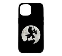 Loup-Garou Jouant du Saxophone en Pleine Lune Coque pour iPhone 15