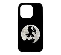 Loup-Garou Jouant du Saxophone en Pleine Lune Coque pour iPhone 15 Pro