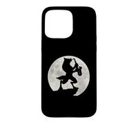 Loup-Garou Jouant du Saxophone en Pleine Lune Coque pour iPhone 15 Pro Max