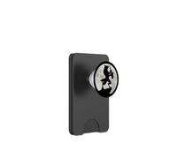 Loup-Garou Jouant du Saxophone en Pleine Lune PopSockets PopWallet pour MagSafe