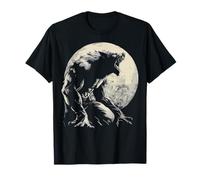 Loup-garou loup hurlant lune Halloween Alpha mâle T-Shirt