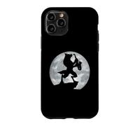 Loup-Garou Pleine Lune Jouant du Saxophone Coque pour iPhone 11 Pro
