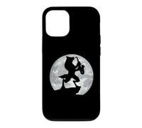 Loup-Garou Pleine Lune Jouant du Saxophone Coque pour iPhone 12/12 Pro