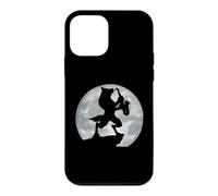 Loup-Garou Pleine Lune Jouant du Saxophone Coque pour iPhone 12 Mini