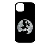 Loup-Garou Pleine Lune Jouant du Saxophone Coque pour iPhone 14 Plus