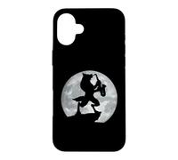 Loup-Garou Pleine Lune Jouant du Saxophone Coque pour iPhone 16 Plus