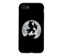 Loup-Garou Pleine Lune Jouant du Saxophone Coque pour iPhone SE (2020) / 7/8