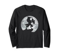 Loup-Garou Pleine Lune Jouant du Saxophone Manche Longue