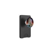 Loup géant Monstre Marin tempête Foudre Rouge PopSockets PopWallet pour MagSafe