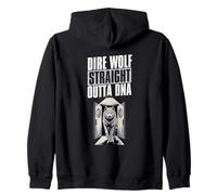 Loup géant Tout Droit sorti ADN Loup drôle Fan Sweat à Capuche