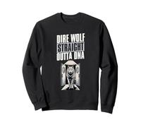 Loup géant Tout Droit sorti ADN Loup drôle Fan Sweatshirt