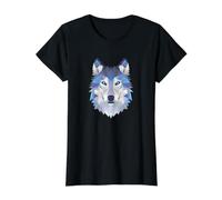 Loup géométrique Bas Poly Art - Cadeau pour Amoureux de la Faune et de la Nature T-Shirt Graphique avec Valeur