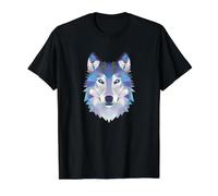 Loup géométrique Bas Poly Art - Cadeau pour Amoureux de la Faune et de la Nature T-Shirt Graphique avec Valeur
