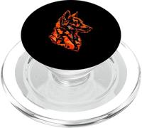 Loup géométrique PopSockets PopGrip pour MagSafe