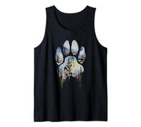 Loup Gris Empreinte Hivernale Débardeur