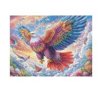 Loup Gris enflammé 500 Pieces Casse-tête Adolescent en Carton Épais Difficulté Moyenne Activité Éducative Cadeau Saint Valentin Pas Cher Anniversaire 500 PCS