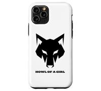 Loup Humoristique « Howl of a Girl » pour Femmes ou Filles Coque pour iPhone 11 Pro