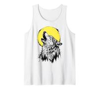 Loup Hurlant à la Lune Loup Hurlant Débardeur