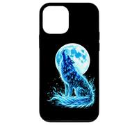 Loup Hurlant Lune Pleine Éclat Coque pour iPhone 12 Mini