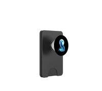 Loup Hurlant Lune Pleine Éclat PopSockets PopWallet pour MagSafe