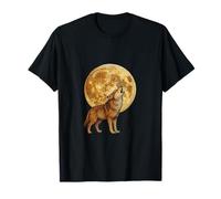 Loup hurlant Nature Faune Animal Art T-Shirt