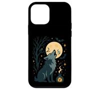 Loup Hurlant Pleine Lune Halloween Coque pour iPhone 12 Mini