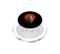 Loup Hurlant Rouge Lune forêt Arbres Faune Nature extérieur PopSockets PopGrip pour MagSafe