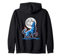 Loup Hurle à La Lune Sweat à Capuche