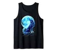 Loup Hurle À La Pleine Lune Splendeur Débardeur