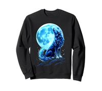 Loup Hurle À La Pleine Lune Splendeur Sweatshirt