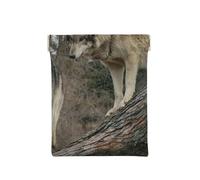 Loup imprimé, Sac de Rangement pour Femmes, Portefeuille supérieur à Presser, Petit Porte-Monnaie, Pochette de Changement