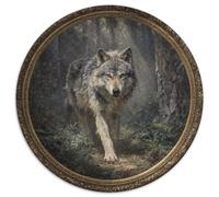 Loup in The Dark Forest | pour Adultes || 1000pcs (67.5x67.5cm) Puzzles Jeux ÉduChatifs Puzzles De Décoration Intérieure