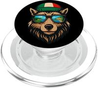 Loup Italien Italie Italie Côte amalfitaine Réflexions PopSockets PopGrip pour MagSafe