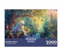 Loup King 1000 Pieces ruisseau Jigsaw Puzzles for Adults Educhational Games Stress Relieving Entertainment Cultivate The Spirit of Teamwork for The Whole for Women, Gifts for Men 38