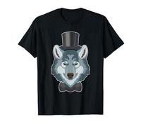 Loup Marié Haut-de-Forme Mariage T-Shirt
