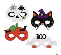 Loup Masque Visage Halloween - enfant - lot de 4 Taille unique
