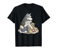 Loup Militaire tragique pour Les Amoureux symboliques T-Shirt