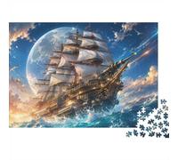 Loup Montagne Rivière Puzzle, 1000 Pcs pour Adultes Haute Qualité