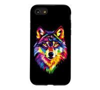 Loup Motif J'aime Les Loups Meute de Loups Loup Sauvage Coque pour iPhone SE (2020) / 7/8