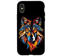 Loup Motif J'aime les Loups Meute de Loups Loup Sauvage Coque pour iPhone X/XS