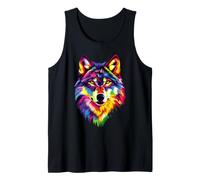 Loup Motif J'aime Les Loups Meute de Loups Loup Sauvage Débardeur