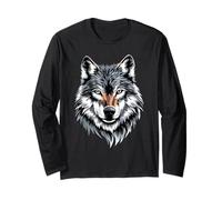 Loup Motif J'aime Les Loups Meute de Loups Loup Sauvage Manche Longue