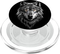 Loup Motif J'aime Les Loups Meute de Loups Loup Sauvage PopSockets PopGrip pour MagSafe