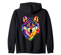 Loup Motif J'aime Les Loups Meute de Loups Loup Sauvage Sweat à Capuche