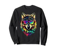 Loup Motif J'aime Les Loups Meute de Loups Loup Sauvage Sweatshirt