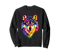 Loup Motif J'aime Les Loups Meute de Loups Loup Sauvage Sweatshirt