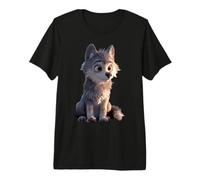 Loup Motif J'aime Les Loups Meute de Loups Petit Loup T-Shirt Haut de Gamme